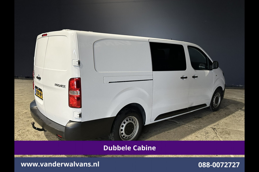 Toyota ProAce Worker 2.0 D-4D 145pk L3H1 Dubbele Cabine Euro6 Airco | 6-Zits | Navigatie | Apple Carplay | Cruisecontrol Android Auto, 2500kg trekhaak, Parkeersensoren
