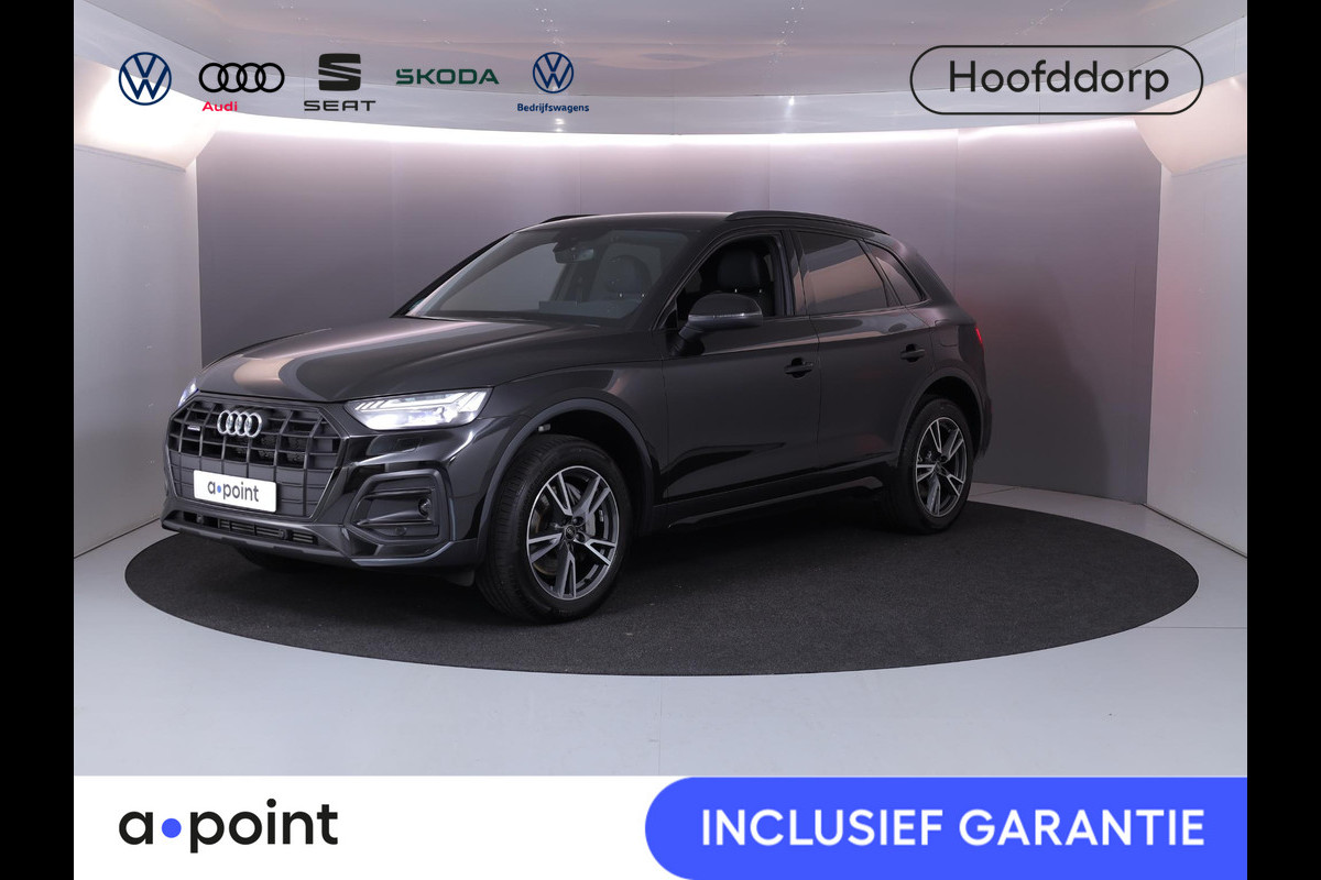 Audi Q5 50 TFSI e Advanced edition 299 pk S-tronic | Verlengde garantie | Navigatie | Trekhaak (wegklapbaar) | Parkeersensoren | Stoelverwarming v/a | S-line interieur |