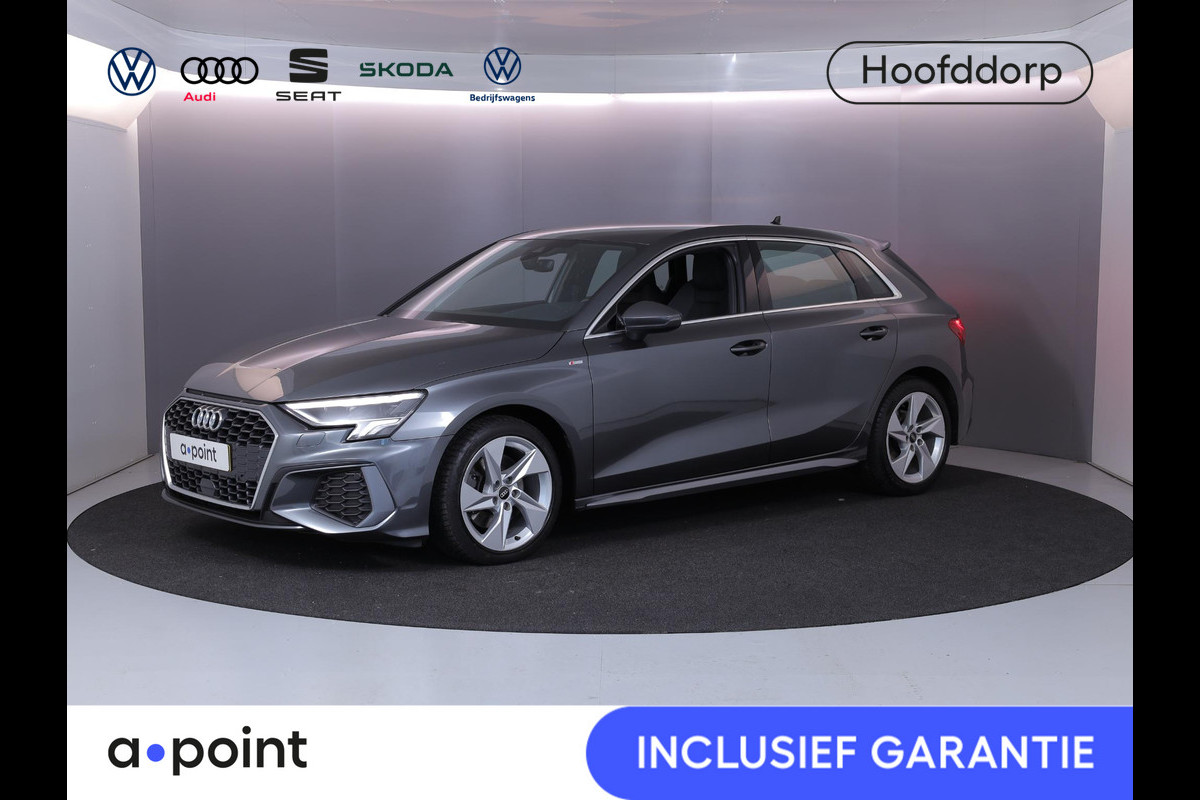 Audi A3 Sportback 30 TFSI S edition 110 pk S-tronic | Navigatie | Parkeersensoren achter | Apple Carplay/Android Auto | LED koplampen | S-Line |
