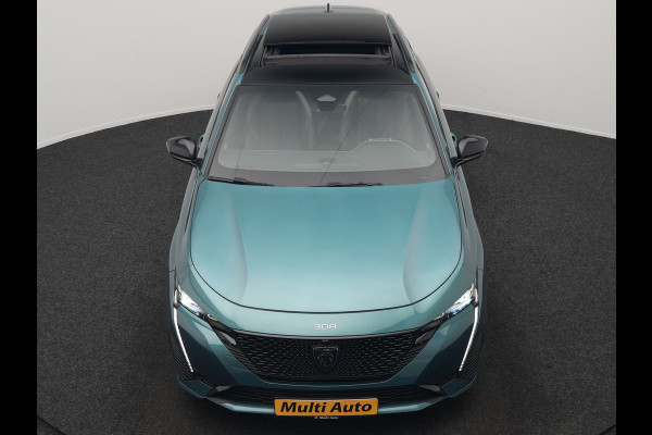 Peugeot 308 SW 1.6 Plug In Hybrid GT Pack Business 225pk Dealer O.H. PHEV | Panodak | Adaptive Cruise | 360 Camera | Lederen Sportstoelen Massage & Memory | Focal Sound | Stoelen & Stuur Verwarmd | Sfeerverlichting | Apple Carplay | Keyless | Navigatie | DAB |