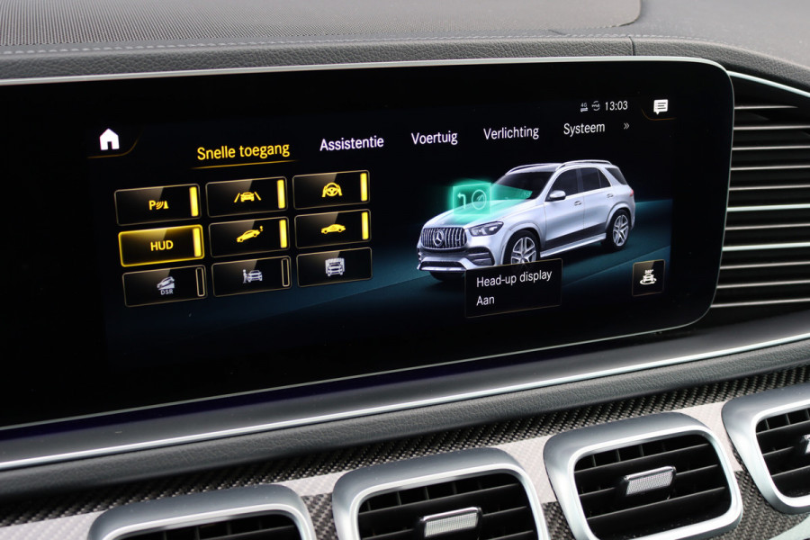 Mercedes-Benz GLE AMG 53 4MATIC+ Premium+ | Luchtvering | Distronic+ | Carbon | Burmester | Rijassistentiepakket | Schakelbare Uitlaat | HUD | Nappa Leder | Stoelverwarming V+A | Keyless Go |