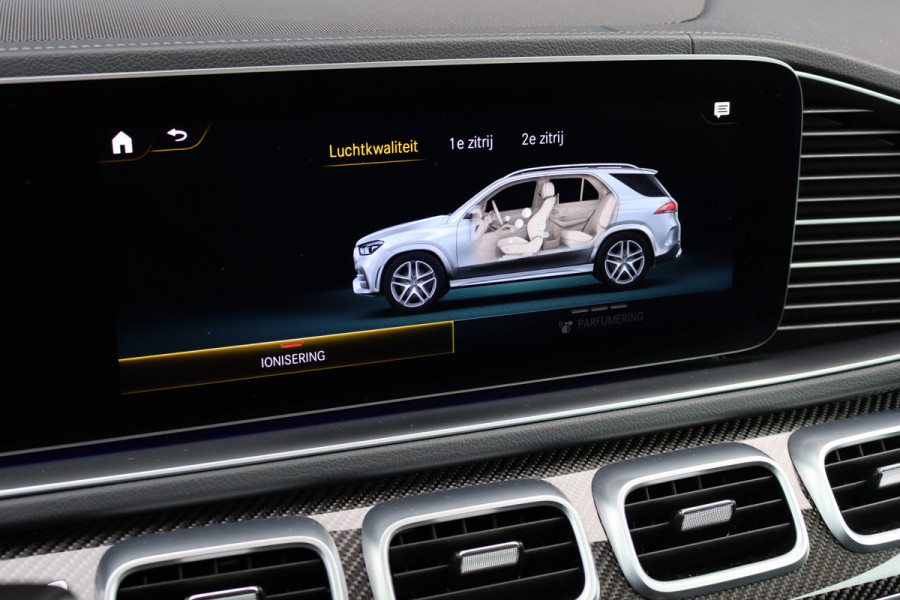 Mercedes-Benz GLE AMG 53 4MATIC+ Premium+ | Luchtvering | Distronic+ | Carbon | Burmester | Rijassistentiepakket | Schakelbare Uitlaat | HUD | Nappa Leder | Stoelverwarming V+A | Keyless Go |