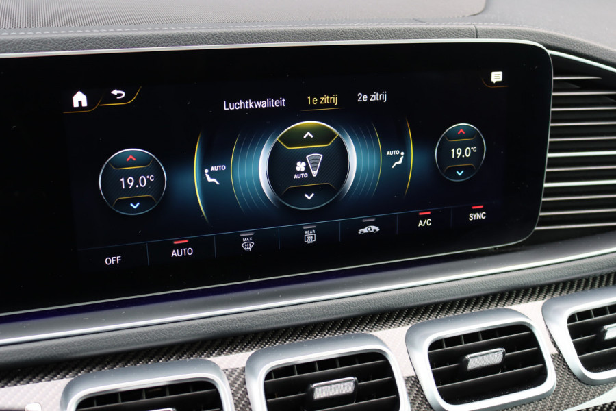 Mercedes-Benz GLE AMG 53 4MATIC+ Premium+ | Luchtvering | Distronic+ | Carbon | Burmester | Rijassistentiepakket | Schakelbare Uitlaat | HUD | Nappa Leder | Stoelverwarming V+A | Keyless Go |