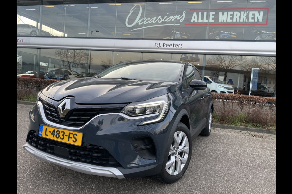 Renault Captur 1.0 TCe 100 Bi-Fuel Business Zen Airco - Cruise control - Parkeersensoren achter - Navigatiesysteem - Bluetooth - Stuur multifunctioneel - Stuur leder - Elektrische ramen - Licht metalen velgen 17 inch - Rijstrooksensor met