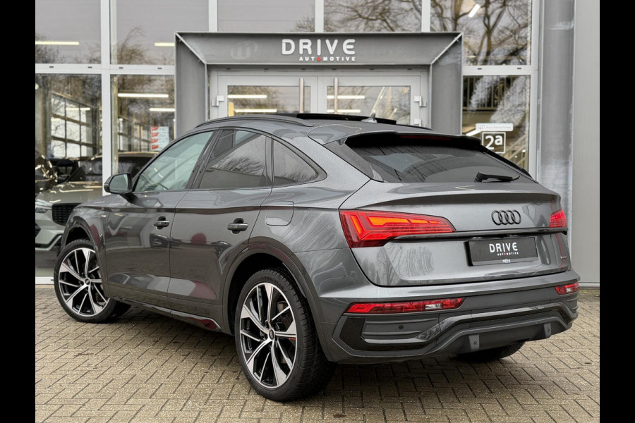 Audi Q5 Sportback 50 TFSI e S edition Competition |Black Optic|Pano|B&O|Luchtvering|Leer|Massage|21"