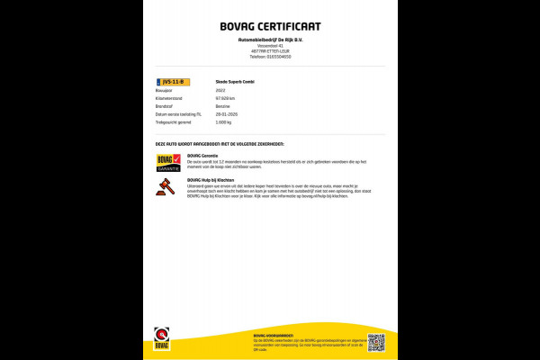 Škoda Superb Combi 1.4 TSI iV Business Edition Plus PHEV | Navi, 360 Camera, Stoel+Achterb.verw., ACC, El. A.klep | Dealeroh. |