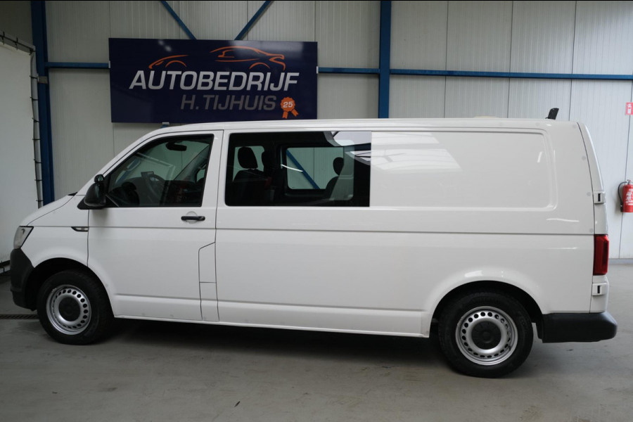 Volkswagen Transporter 2.0 TDI 150 PK L2H1 DC - N.A.P. Airco, Cruise, PDC, Trekhaak.