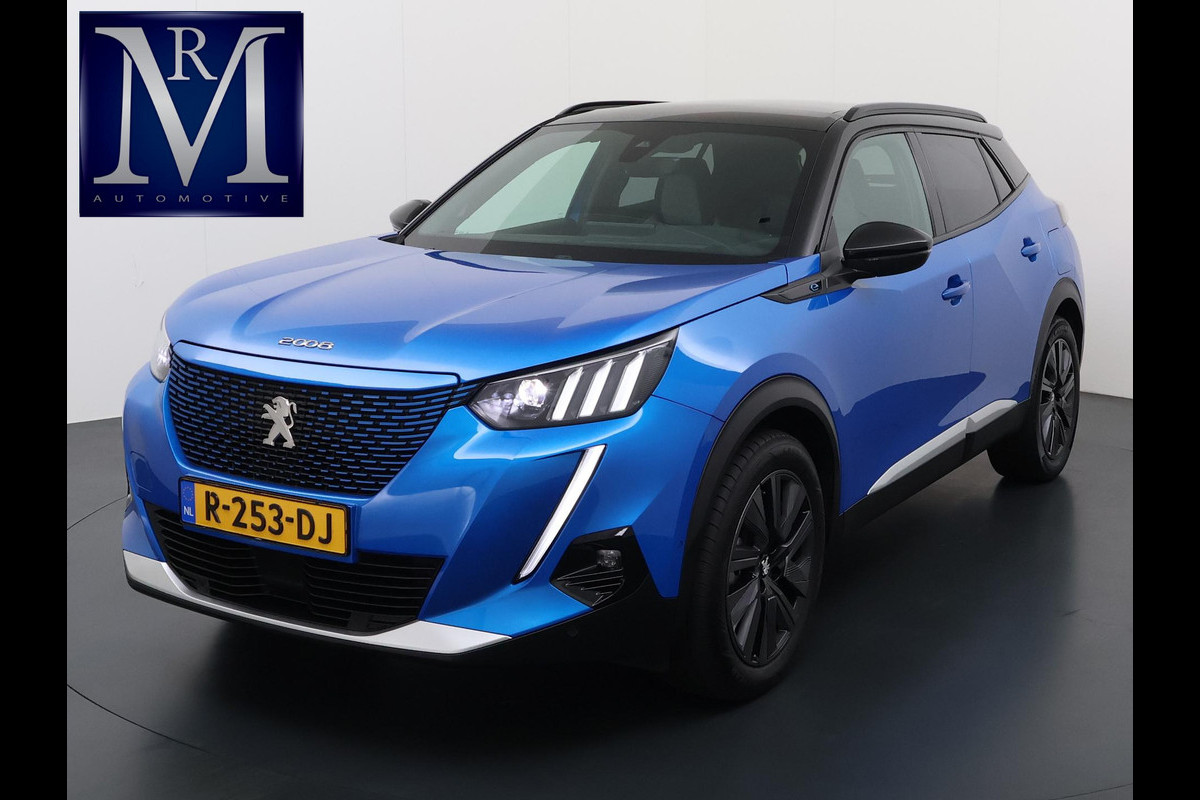 Peugeot e-2008 EV GT Pack 50 kWh SOH 90% | 3-Fase boordlader | Warmtepomp | Open Panoramadak | Camera | Stoelverwarming | Adaptieve Cruise Control | Full Option | Dealeronderhouden | Inclusief 12 mnd BOVAG garantie |