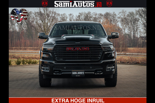 Dodge Ram 1500 Night Premium | Full Option | De Meest Luxe Pick-Up in zijn Klasse | Comfortabele Dubbele Cabine met Royale 5 Zitplaatsen | BPM vrij | Nu Leverbaar uit Voorraad | Voorraad Nr 2200 - 0886