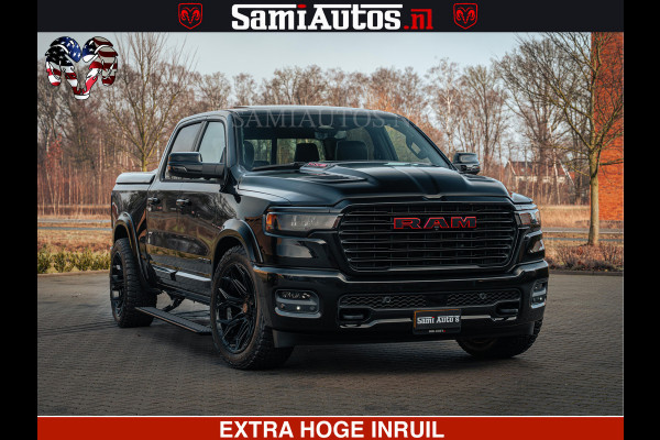 Dodge Ram 1500 Night Premium | Full Option | De Meest Luxe Pick-Up in zijn Klasse | Comfortabele Dubbele Cabine met Royale 5 Zitplaatsen | BPM vrij | Nu Leverbaar uit Voorraad | Voorraad Nr 2200 - 0886