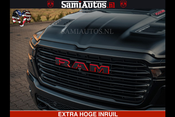 Dodge Ram 1500 Night Premium | Full Option | De Meest Luxe Pick-Up in zijn Klasse | Comfortabele Dubbele Cabine met Royale 5 Zitplaatsen | BPM vrij | Nu Leverbaar uit Voorraad | Voorraad Nr 2200 - 0886