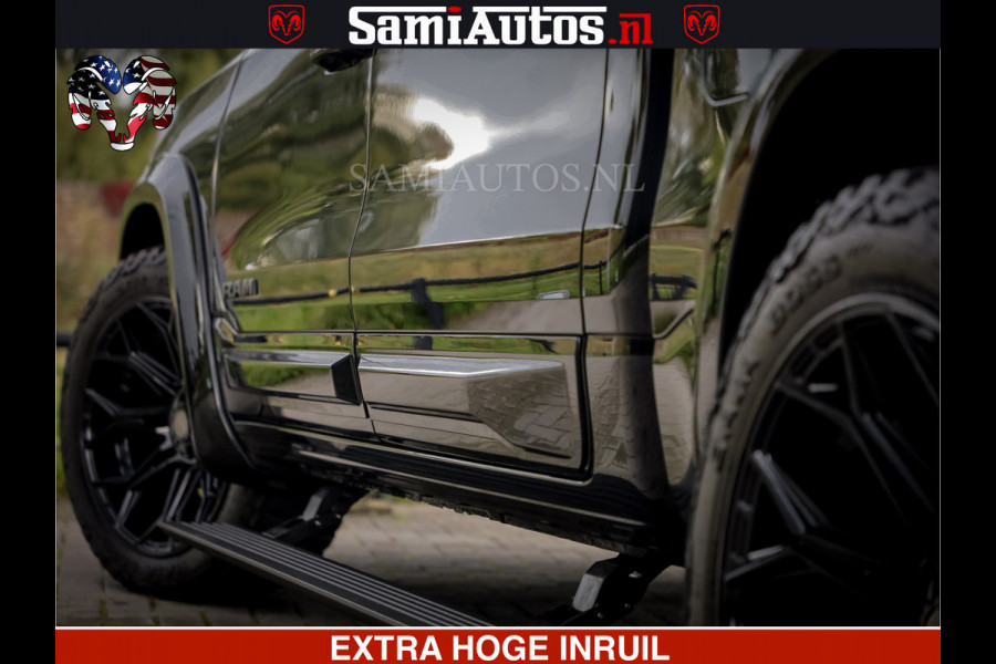 Dodge Ram 1500 Night Premium | Full Option | De Meest Luxe Pick-Up in zijn Klasse | Comfortabele Dubbele Cabine met Royale 5 Zitplaatsen | BPM vrij | Nu Leverbaar uit Voorraad | Voorraad Nr 2200 - 0886
