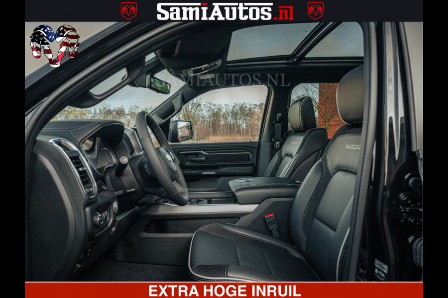 Dodge Ram 1500 Night Premium | Full Option | De Meest Luxe Pick-Up in zijn Klasse | Comfortabele Dubbele Cabine met Royale 5 Zitplaatsen | BPM vrij | Nu Leverbaar uit Voorraad | Voorraad Nr 2200 - 0886