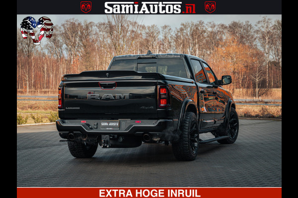 Dodge Ram 1500 Night Premium | Full Option | De Meest Luxe Pick-Up in zijn Klasse | Comfortabele Dubbele Cabine met Royale 5 Zitplaatsen | BPM vrij | Nu Leverbaar uit Voorraad | Voorraad Nr 2200 - 0886
