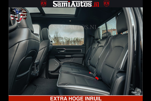 Dodge Ram 1500 Night Premium | Full Option | De Meest Luxe Pick-Up in zijn Klasse | Comfortabele Dubbele Cabine met Royale 5 Zitplaatsen | BPM vrij | Nu Leverbaar uit Voorraad | Voorraad Nr 2200 - 0886
