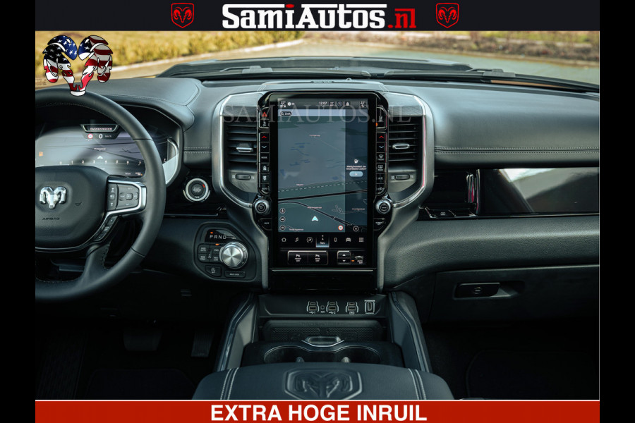 Dodge Ram 1500 Night Premium | Full Option | De Meest Luxe Pick-Up in zijn Klasse | Comfortabele Dubbele Cabine met Royale 5 Zitplaatsen | BPM vrij | Nu Leverbaar uit Voorraad | Voorraad Nr 2200 - 0886