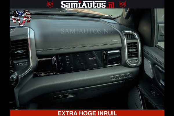 Dodge Ram 1500 Night Premium | Full Option | De Meest Luxe Pick-Up in zijn Klasse | Comfortabele Dubbele Cabine met Royale 5 Zitplaatsen | BPM vrij | Nu Leverbaar uit Voorraad | Voorraad Nr 2200 - 0886
