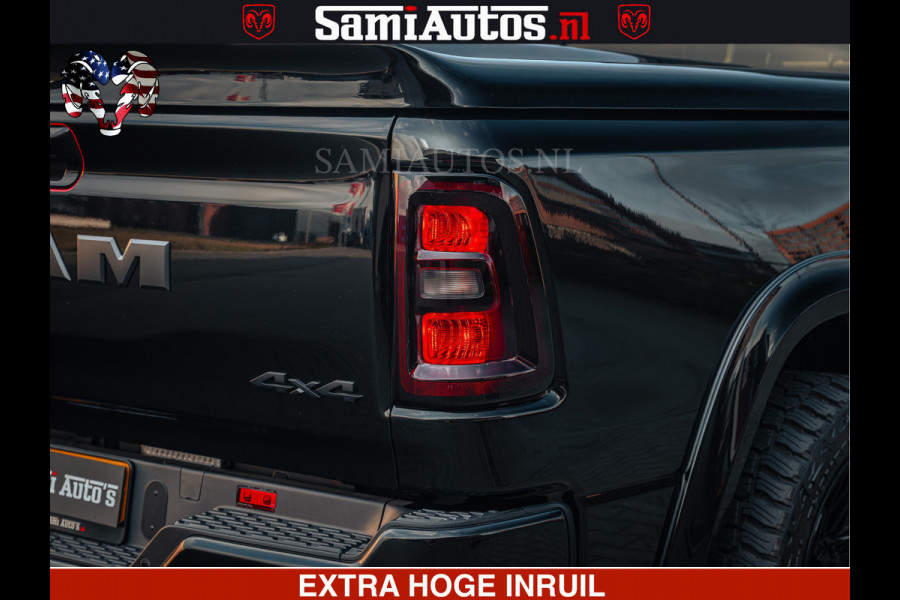 Dodge Ram 1500 Night Premium | Full Option | De Meest Luxe Pick-Up in zijn Klasse | Comfortabele Dubbele Cabine met Royale 5 Zitplaatsen | BPM vrij | Nu Leverbaar uit Voorraad | Voorraad Nr 2200 - 0886