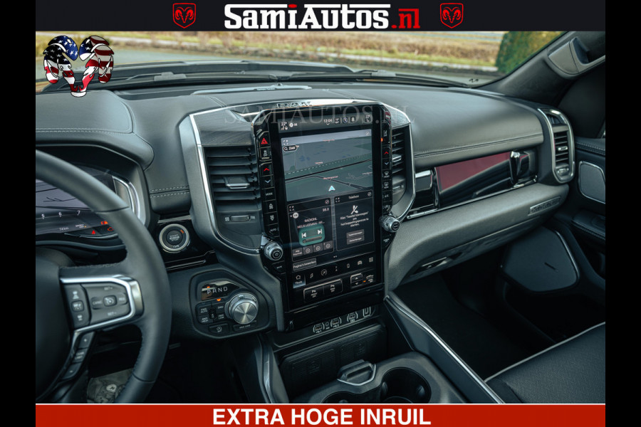 Dodge Ram 1500 Night Premium | Full Option | De Meest Luxe Pick-Up in zijn Klasse | Comfortabele Dubbele Cabine met Royale 5 Zitplaatsen | BPM vrij | Nu Leverbaar uit Voorraad | Voorraad Nr 2200 - 0886
