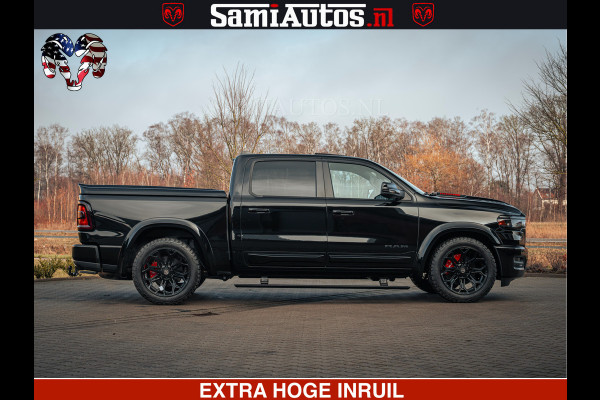 Dodge Ram 1500 Night Premium | Full Option | De Meest Luxe Pick-Up in zijn Klasse | Comfortabele Dubbele Cabine met Royale 5 Zitplaatsen | BPM vrij | Nu Leverbaar uit Voorraad | Voorraad Nr 2200 - 0886