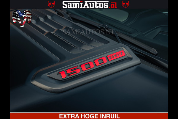 Dodge Ram 1500 Night Premium | Full Option | De Meest Luxe Pick-Up in zijn Klasse | Comfortabele Dubbele Cabine met Royale 5 Zitplaatsen | BPM vrij | Nu Leverbaar uit Voorraad | Voorraad Nr 2200 - 0886
