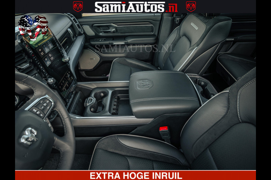 Dodge Ram 1500 Night Premium | Full Option | De Meest Luxe Pick-Up in zijn Klasse | Comfortabele Dubbele Cabine met Royale 5 Zitplaatsen | BPM vrij | Nu Leverbaar uit Voorraad | Voorraad Nr 2200 - 0886