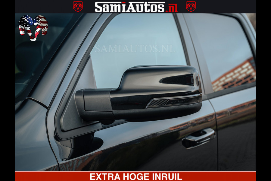 Dodge Ram 1500 Night Premium | Full Option | De Meest Luxe Pick-Up in zijn Klasse | Comfortabele Dubbele Cabine met Royale 5 Zitplaatsen | BPM vrij | Nu Leverbaar uit Voorraad | Voorraad Nr 2200 - 0886