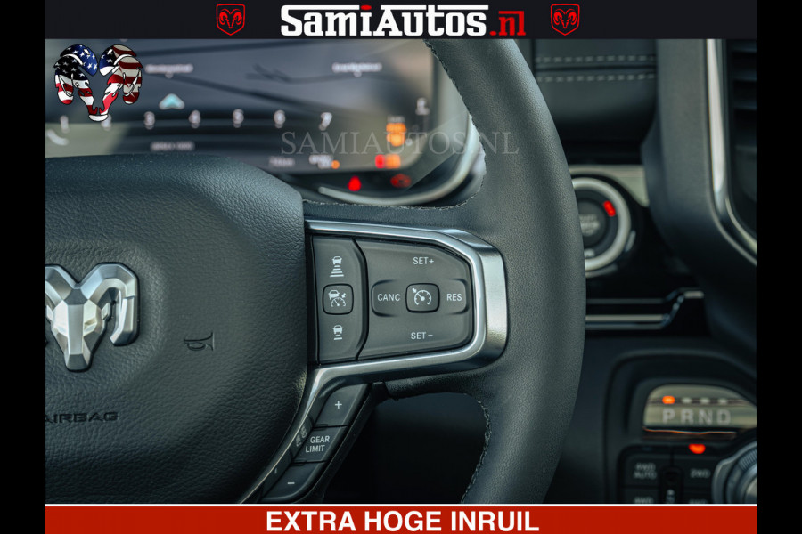 Dodge Ram 1500 Night Premium | Full Option | De Meest Luxe Pick-Up in zijn Klasse | Comfortabele Dubbele Cabine met Royale 5 Zitplaatsen | BPM vrij | Nu Leverbaar uit Voorraad | Voorraad Nr 2200 - 0886