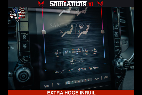 Dodge Ram 1500 Night Premium | Full Option | De Meest Luxe Pick-Up in zijn Klasse | Comfortabele Dubbele Cabine met Royale 5 Zitplaatsen | BPM vrij | Nu Leverbaar uit Voorraad | Voorraad Nr 2200 - 0886