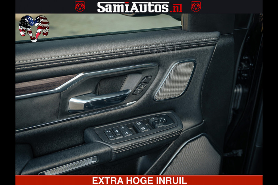 Dodge Ram 1500 Night Premium | Full Option | De Meest Luxe Pick-Up in zijn Klasse | Comfortabele Dubbele Cabine met Royale 5 Zitplaatsen | BPM vrij | Nu Leverbaar uit Voorraad | Voorraad Nr 2200 - 0886