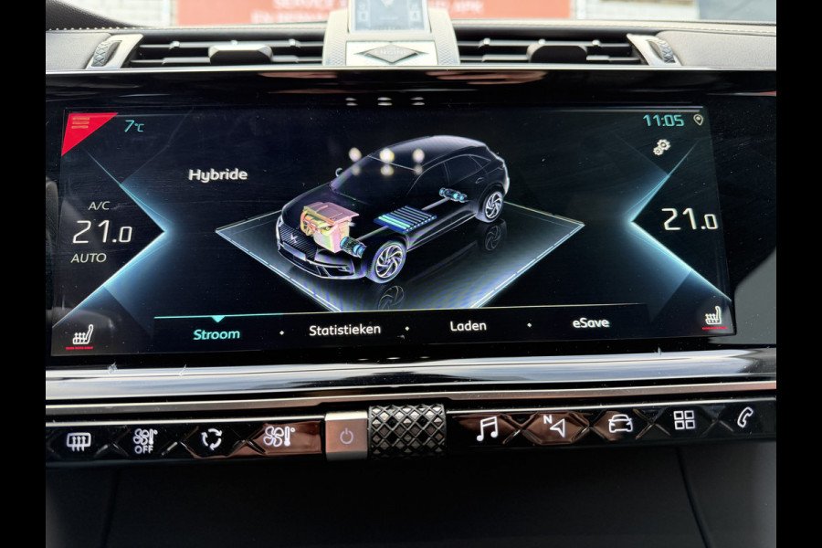 DS Ds 7 Crossback 300pk 4x4 Opera (Elektrisch Schuifdak - Trekhaak - Elektrische Klep - Leder incl verwarming/koeling/massage/geheugen - DS LED -