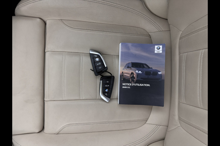 BMW iX3 High Executive 80 kWh [ 3-Fase-11kW ] {SOH-96%} (INCL-BTW) Aut. *PANO | LEATHER | HARMAN/KARDON | FULL-LED | BLINDSPOT | MEMORY-PACK | DIGI-COCKPIT | HEATED-SPORTSEATS | KEYLESS | TOPVIEW | DAB+ | NAVI-FULLMAP | HEAD-UP | 20''ALU*