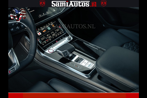 Audi RS Q8 RSQ8 600PK 4.0 TFSI | MATT OLIVE GREEN | QUATTRO | MEGA VOLLE RSQ8 | BANG & OLUFSEN | HUD | 4 WIELBESTURING | 23 INCH AUDI SPORT WHEELS | RS BEKLEDING ZWART | PANO | SOFTCLOSE | De Lamborghini Urus en Audi RS Q8 zijn beide supersnelle SUV's met dezelfde basis (4.0L V8 twin-turbo motor van de VW Group)