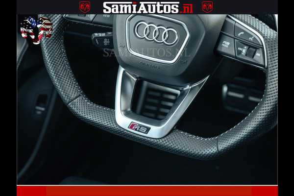Audi RS Q8 RSQ8 600PK 4.0 TFSI | MATT OLIVE GREEN | QUATTRO | MEGA VOLLE RSQ8 | BANG & OLUFSEN | HUD | 4 WIELBESTURING | 23 INCH AUDI SPORT WHEELS | RS BEKLEDING ZWART | PANO | SOFTCLOSE | De Lamborghini Urus en Audi RS Q8 zijn beide supersnelle SUV's met dezelfde basis (4.0L V8 twin-turbo motor van de VW Group)