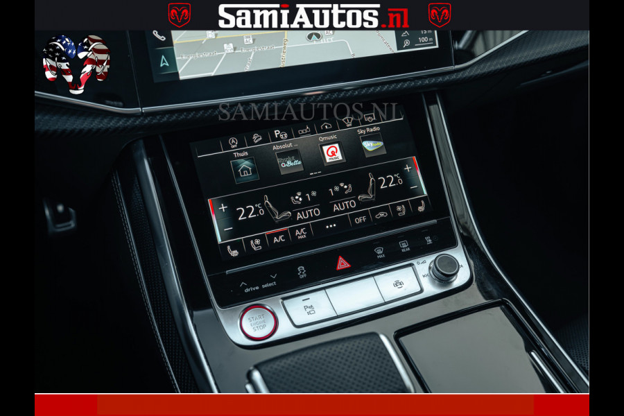 Audi RS Q8 RSQ8 600PK 4.0 TFSI | MATT OLIVE GREEN | QUATTRO | MEGA VOLLE RSQ8 | BANG & OLUFSEN | HUD | 4 WIELBESTURING | 23 INCH AUDI SPORT WHEELS | RS BEKLEDING ZWART | PANO | SOFTCLOSE | De Lamborghini Urus en Audi RS Q8 zijn beide supersnelle SUV's met dezelfde basis (4.0L V8 twin-turbo motor van de VW Group)