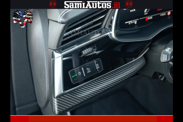 Audi RS Q8 RSQ8 600PK 4.0 TFSI | MATT OLIVE GREEN | QUATTRO | MEGA VOLLE RSQ8 | BANG & OLUFSEN | HUD | 4 WIELBESTURING | 23 INCH AUDI SPORT WHEELS | RS BEKLEDING ZWART | PANO | SOFTCLOSE | De Lamborghini Urus en Audi RS Q8 zijn beide supersnelle SUV's met dezelfde basis (4.0L V8 twin-turbo motor van de VW Group)