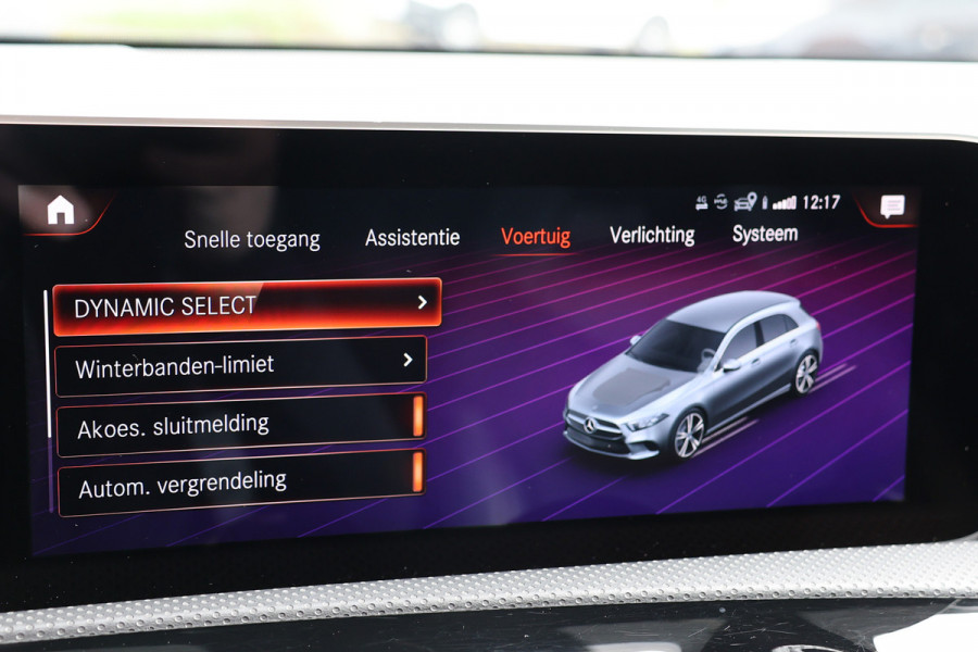 Mercedes-Benz A-Klasse A 180 d AMG pakket | Panorama dak | Burmester | Widescreen | Apple Carplay | Sfeerverlichting | Stoelverwarming | Alcantara | 360 PDC | Volledig onderhouden | Nieuwe Distributieriem