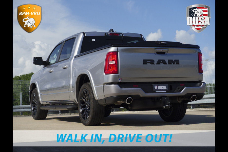 Dodge Ram | 1500 | Laramie | Sport | 3.0L I6 Hurricane | Crew Cab | 4X4 | BPM-VRIJ | Panorama | Billet Silver | SPORT Getoonde accessoires zijn verkrijgbaar tegen meerprijs