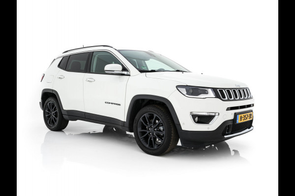 Jeep Compass 1.3T Limited (INCL-BTW) *LEATHER-MICROFIBRE | FULL-LED | NAVI-FULLMAP | KEYLESS | COMFORTSEATS | CAMERA | PRIVACYGLASS | DAB | ECC | PDC | CRUISE | TOWBAR | LANE-ASSIST | CAPRLAY | 18''ALU*