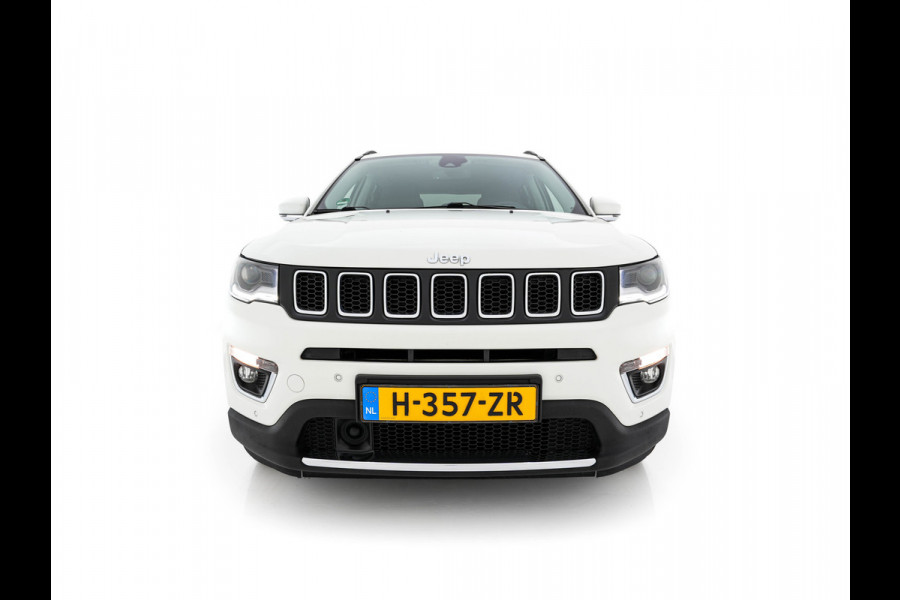 Jeep Compass 1.3T Limited (INCL-BTW) *LEATHER-MICROFIBRE | FULL-LED | NAVI-FULLMAP | KEYLESS | COMFORTSEATS | CAMERA | PRIVACYGLASS | DAB | ECC | PDC | CRUISE | TOWBAR | LANE-ASSIST | CAPRLAY | 18''ALU*