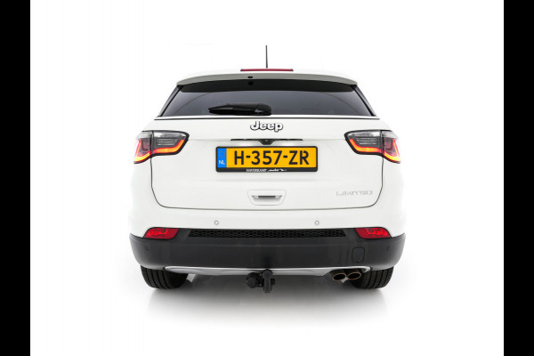 Jeep Compass 1.3T Limited (INCL-BTW) *LEATHER-MICROFIBRE | FULL-LED | NAVI-FULLMAP | KEYLESS | COMFORTSEATS | CAMERA | PRIVACYGLASS | DAB | ECC | PDC | CRUISE | TOWBAR | LANE-ASSIST | CAPRLAY | 18''ALU*
