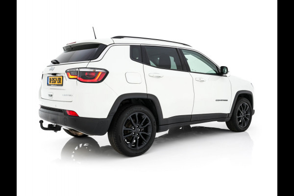 Jeep Compass 1.3T Limited (INCL-BTW) *LEATHER-MICROFIBRE | FULL-LED | NAVI-FULLMAP | KEYLESS | COMFORTSEATS | CAMERA | PRIVACYGLASS | DAB | ECC | PDC | CRUISE | TOWBAR | LANE-ASSIST | CAPRLAY | 18''ALU*