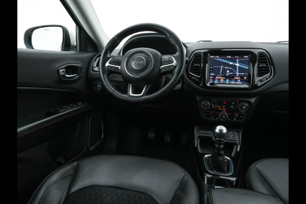 Jeep Compass 1.3T Limited (INCL-BTW) *LEATHER-MICROFIBRE | FULL-LED | NAVI-FULLMAP | KEYLESS | COMFORTSEATS | CAMERA | PRIVACYGLASS | DAB | ECC | PDC | CRUISE | TOWBAR | LANE-ASSIST | CAPRLAY | 18''ALU*