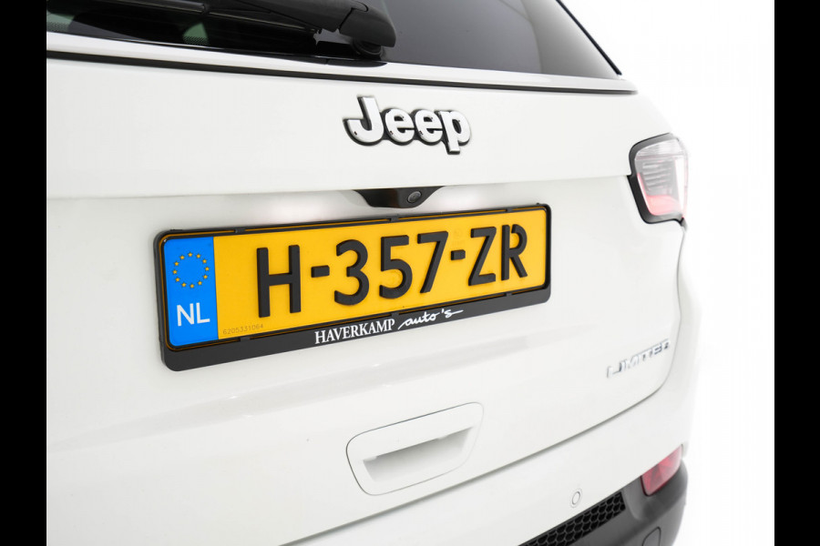 Jeep Compass 1.3T Limited (INCL-BTW) *LEATHER-MICROFIBRE | FULL-LED | NAVI-FULLMAP | KEYLESS | COMFORTSEATS | CAMERA | PRIVACYGLASS | DAB | ECC | PDC | CRUISE | TOWBAR | LANE-ASSIST | CAPRLAY | 18''ALU*