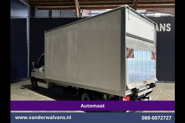Mercedes-Benz Sprinter 314CDI 143pk Automaat Bakwagen 21m3 KUUB Laadklep Zijdeur Euro6 Airco | Bijrijdersbank Lat om Lat, Leren bekleding