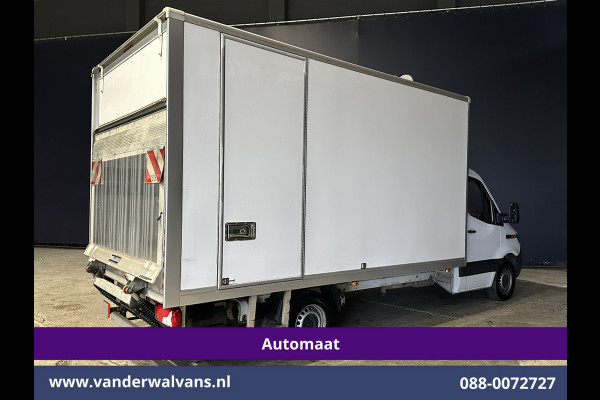 Mercedes-Benz Sprinter 314CDI 143pk Automaat Bakwagen 21m3 KUUB Laadklep Zijdeur Euro6 Airco | Bijrijdersbank Lat om Lat, Leren bekleding