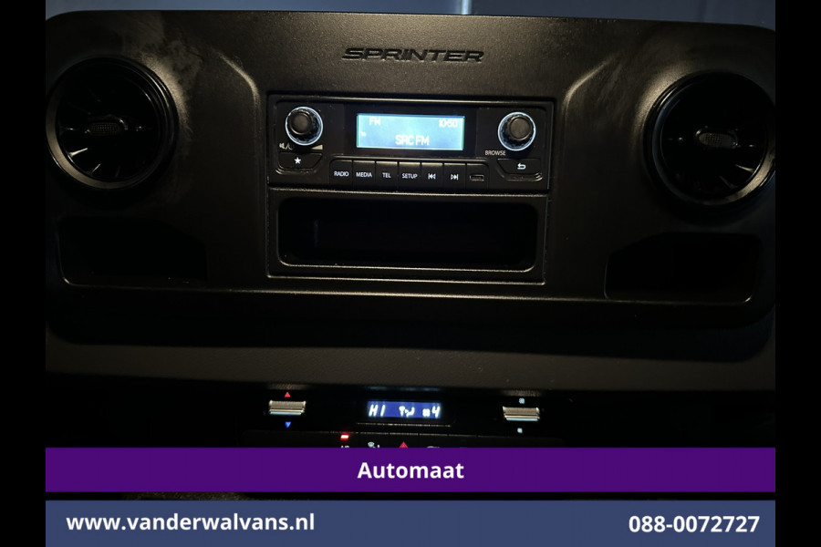 Mercedes-Benz Sprinter 314CDI 143pk Automaat Bakwagen 21m3 KUUB Laadklep Zijdeur Euro6 Airco | Bijrijdersbank Lat om Lat, Leren bekleding