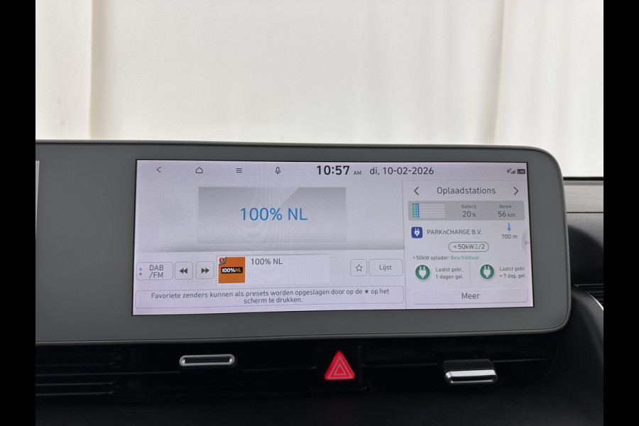 Hyundai IONIQ 5 Connect 73kWh [ 3-Fase-11kW ] {SOH-100%} (INCL-BTW) Aut *LEATHER-FABRIC | FULL-LED | DIGI-COCKPIT | AMBIENTLIGHT | DAB | SHIFTPADDLES | HEAD-UP | NAVI-FULLMAP | KEYLESS | CAMERA | HEATED-COMFORTSEATS | TOWBAR | PRIVACYGLASS  | 19"AL