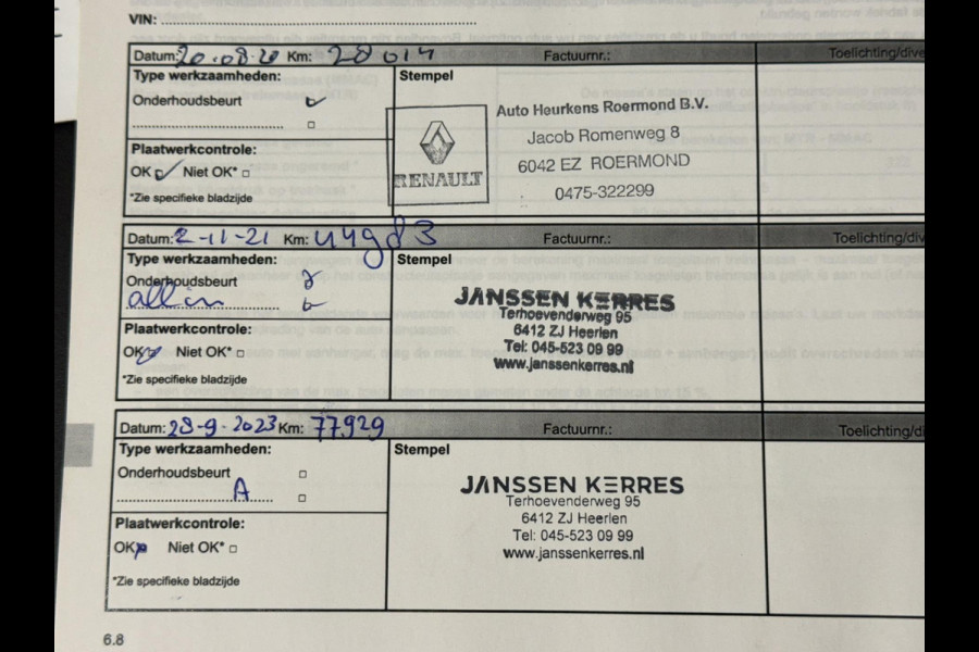 Renault Kangoo Z.E. Airco Dealeronderhouden SOH 89% Cruise control Navigatie Radio/CD Schuifdeur Parkeersensoren achter