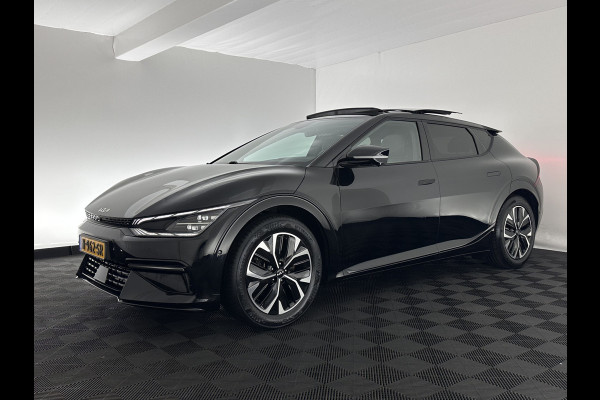 Kia Ev6 GT-Line 77.4 kWh (3-Fase-11kW) {SOH-96%} (INCL-BTW) Aut. *HEATPUMP | PANO | HEAD-UP | LEATHER-ALCANTARA | ADAPTIVE-CRUISE | DIGI-COCKPIT | MERIDIAN-AUDIO | MEMORYPACK | FULL-LED | KEYLESS | TOPVIEW | DAB | BLINDSPOT | NAVI-FULLMAP |